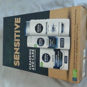 Nivea Men Sensitivity Boxed Cleansing and Care Set.